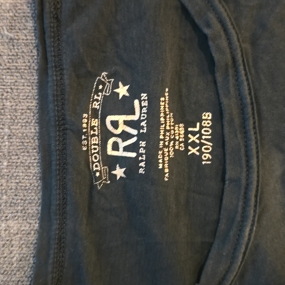 RRL Double RL Ralph Lauren camo camouflage t shirt almost new black size XXL - Picture 2 of 3